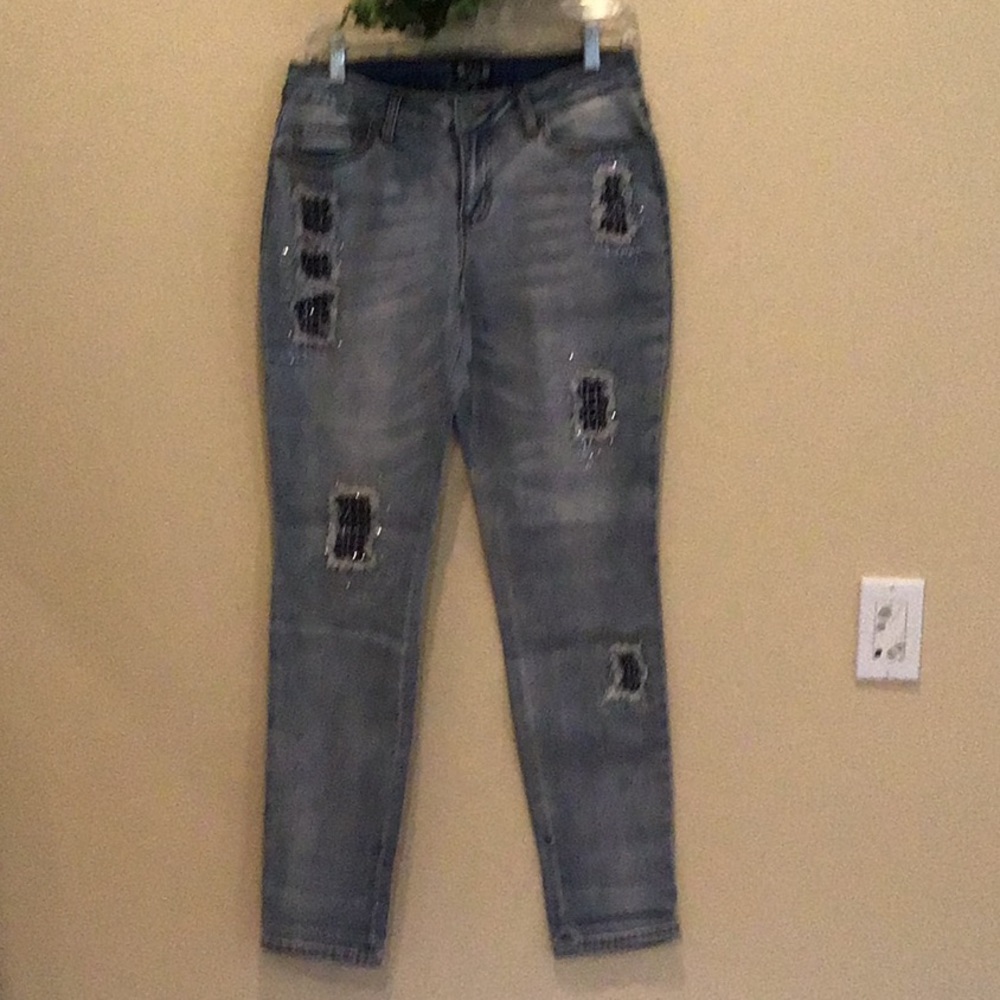 AZI embellished jeans SOLD